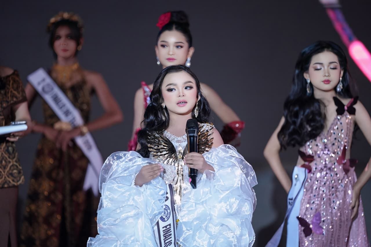 Membanggakan! Diusia Belia, Putu Bunga Raih Runner Up Duta Internasional Culture Little Kids 2026